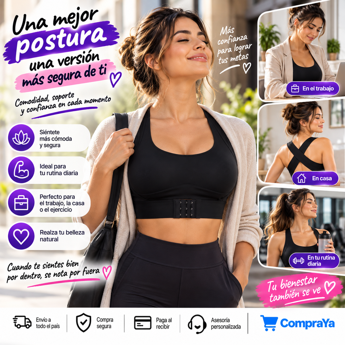 Top Elastico Corrector de Postura