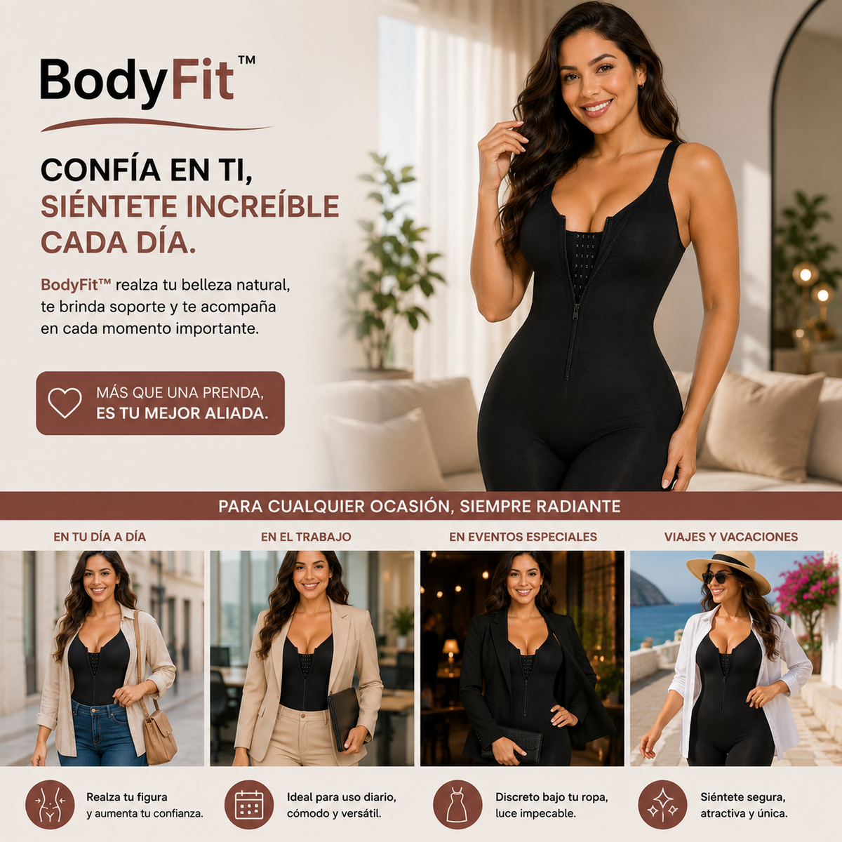 BodyFit™ Moldea tu figura con confianza.