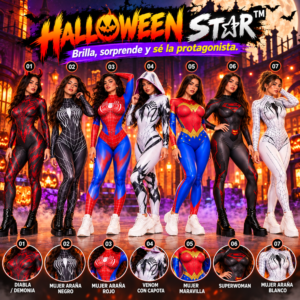 Halloween Star™ “Brilla, sorprende y sé la protagonista.”