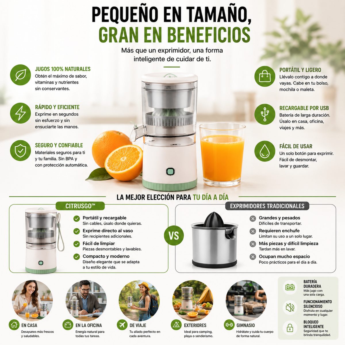 CitrusGo™ — Exprime, disfruta y sigue.