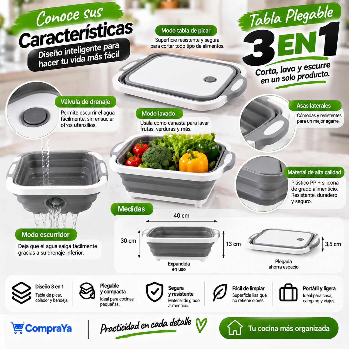 TABLA PLEGABLE 3 EN 1