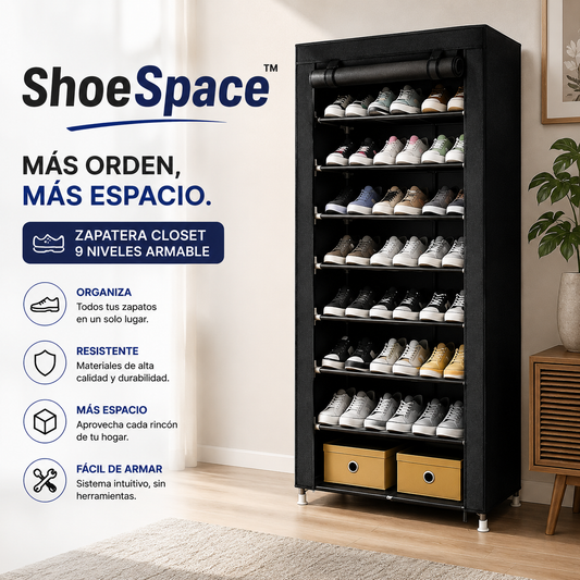 ShoeSpace™ — Más orden, más espacio.