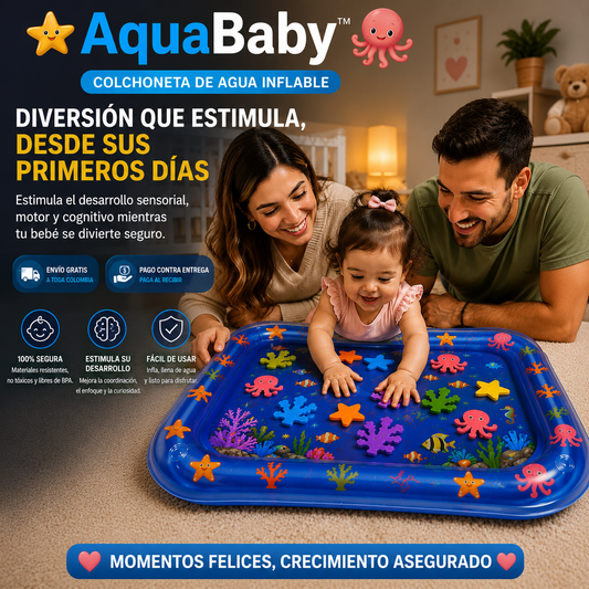 AquaBaby™  Tapete Sensorial de Estimulación Temprana