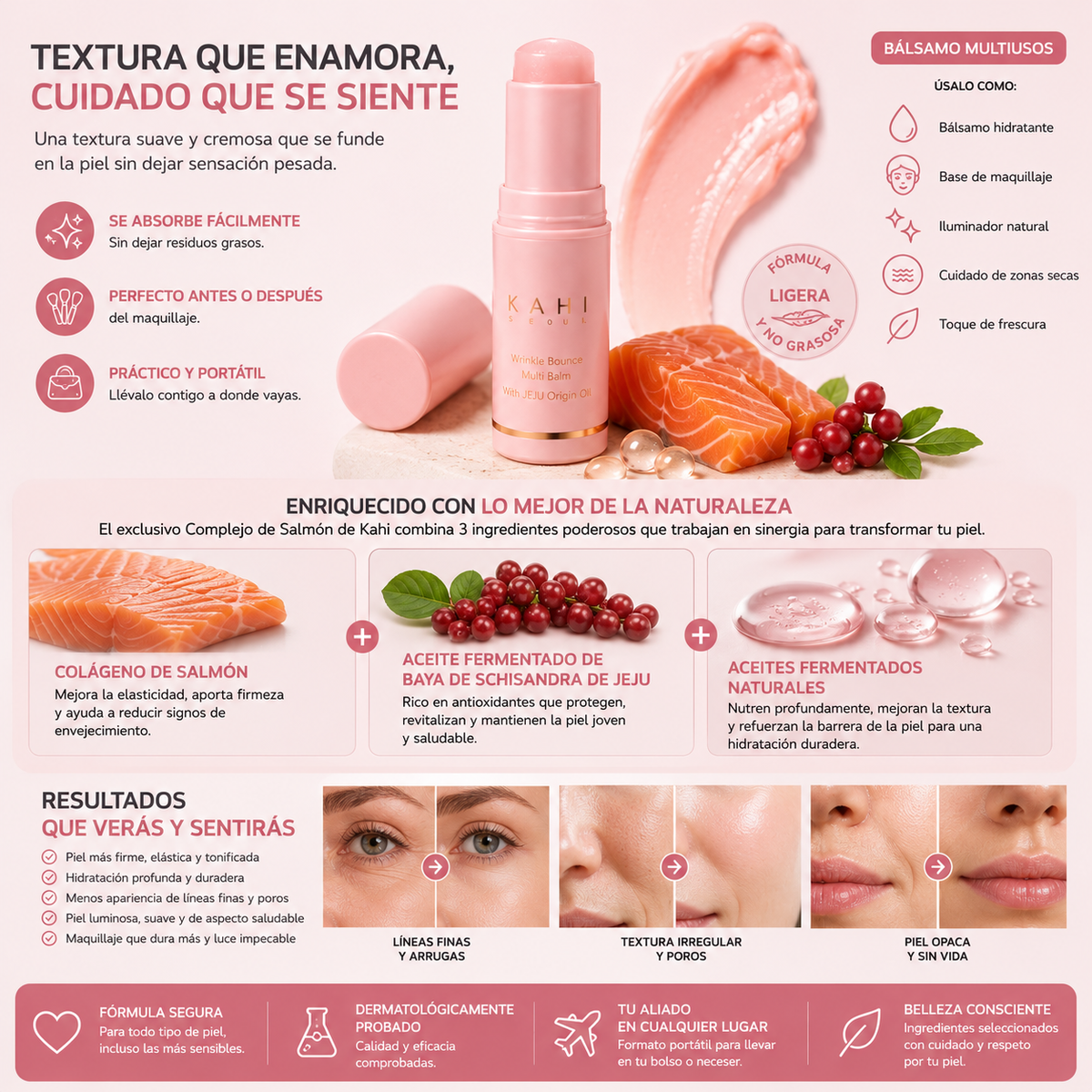 Bálsamo Kahi con Colágeno de Salmón.