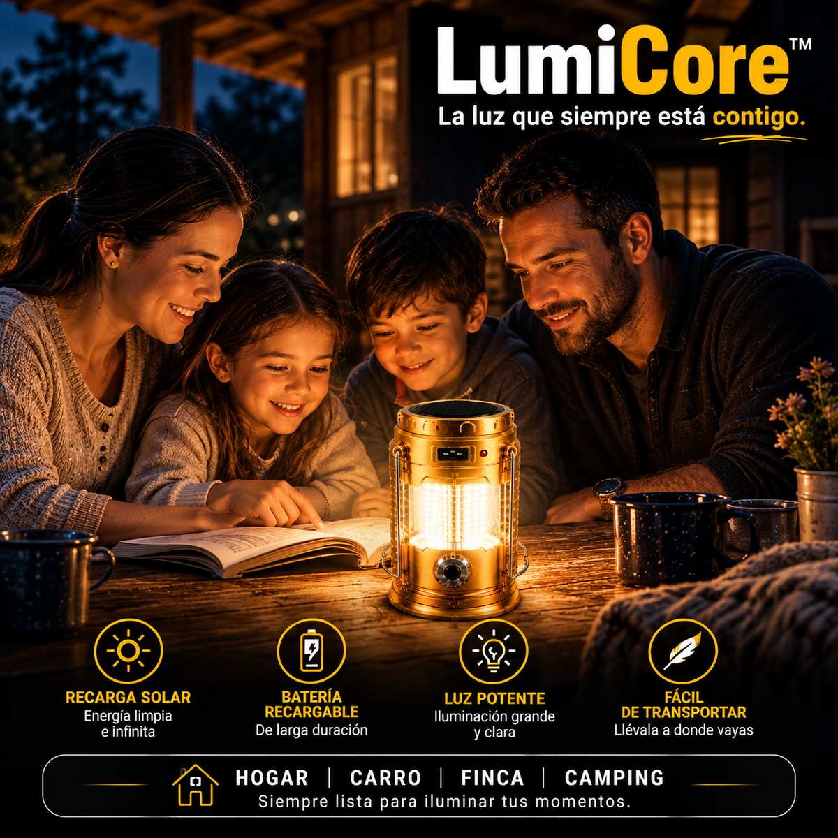 LumiCore™ La luz que siempre está contigo.