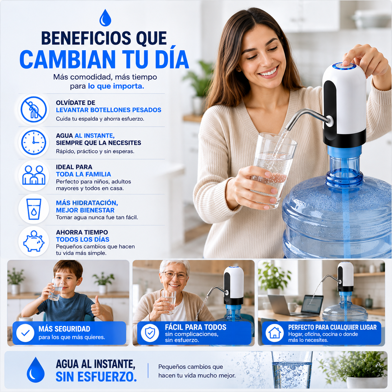 💧 AquaFlow™ – Agua al instante, sin esfuerzo.