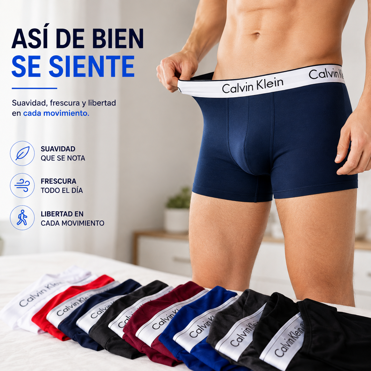 Boxer Premium™ X 10 Unid.  "La comodidad que usarás todos los días."